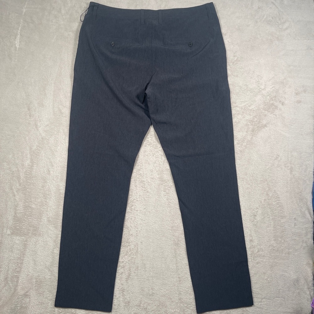 TravisMathew Pants Open to Close Men 34 Navy Stretch Performance Golf Trousers - Picture 6 of 9